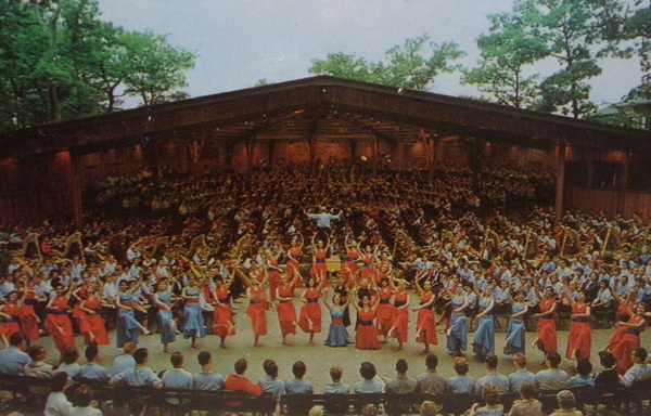 Interlochen Center for the Arts - Old Postcard View